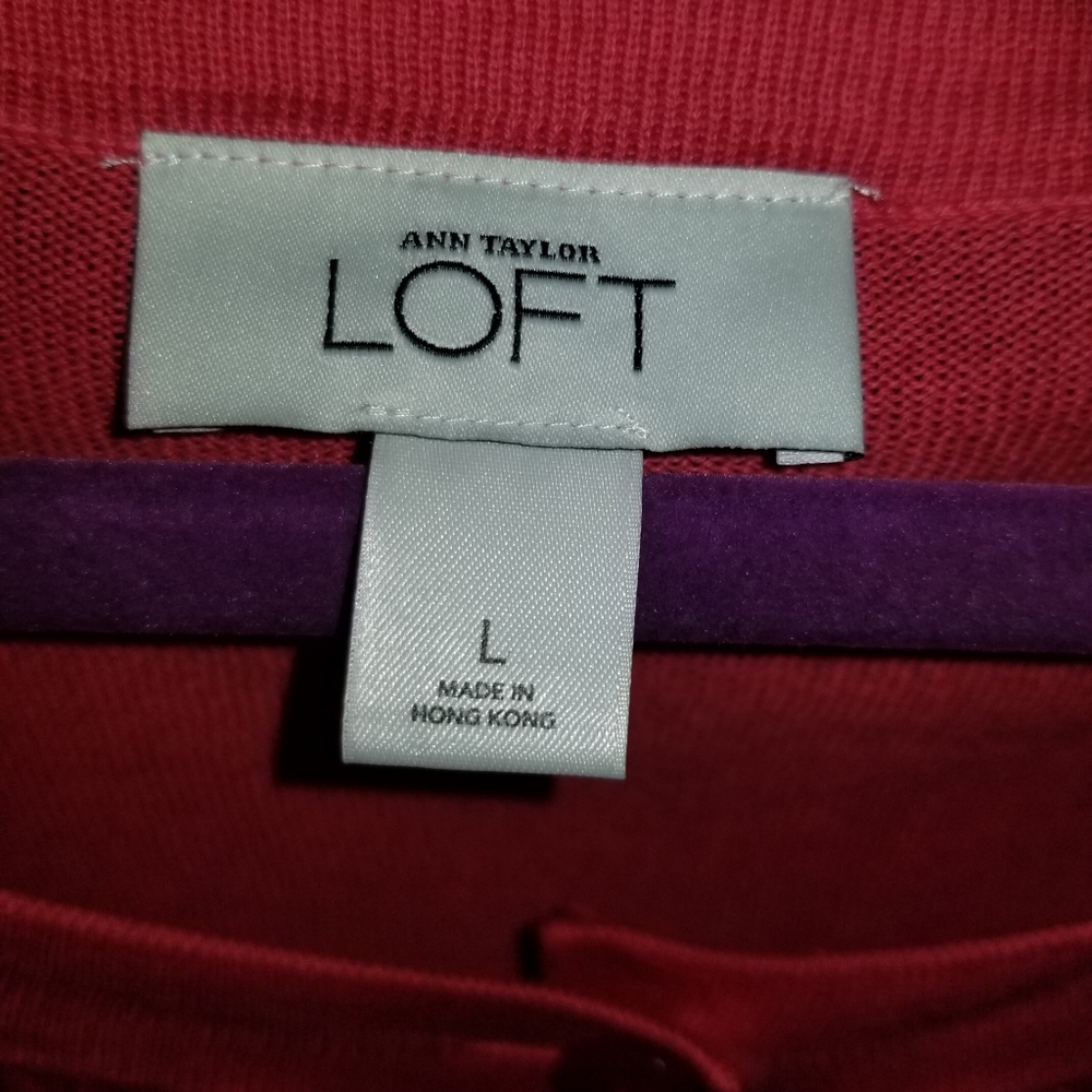 Coral light weight sweater